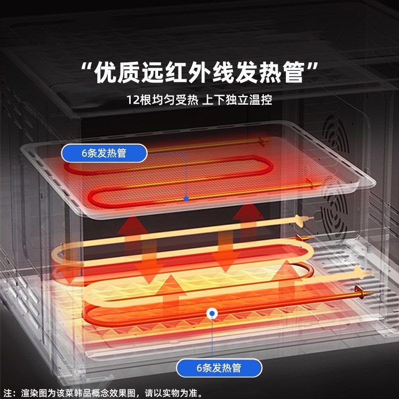 电烤箱商用一层两盘大容量大型面包披萨蛋糕烘焙燃气智能烤箱