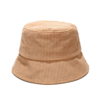 推荐New Corduroy Bucket Hat Women Panama Winter Autumn Warm