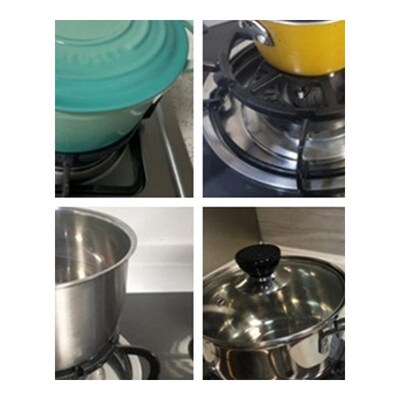 niversal Cast Iron Wok Pan Support Rack Stand for Burner Gas