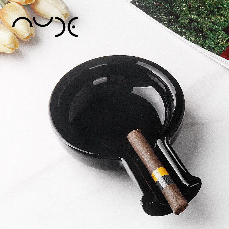 土耳其水晶玻璃烟缸创意个性多功能欧式家M用客厅茶几摆件烟灰缸