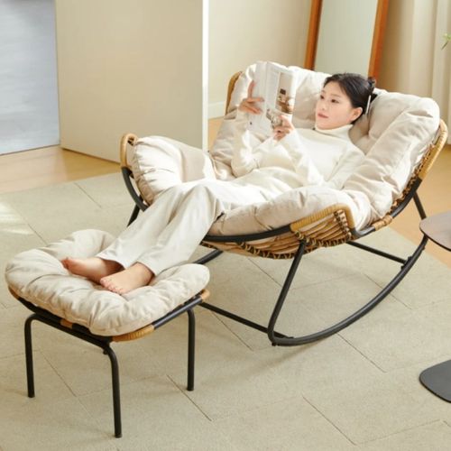 摇摇椅躺椅成人网红款藤椅客厅家用双人懒人沙发阳台户外休闲椅子