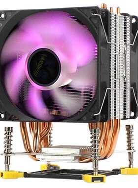 6热管CPU散热器1151风冷CPU风扇2011超静音1155台式机电脑主机775