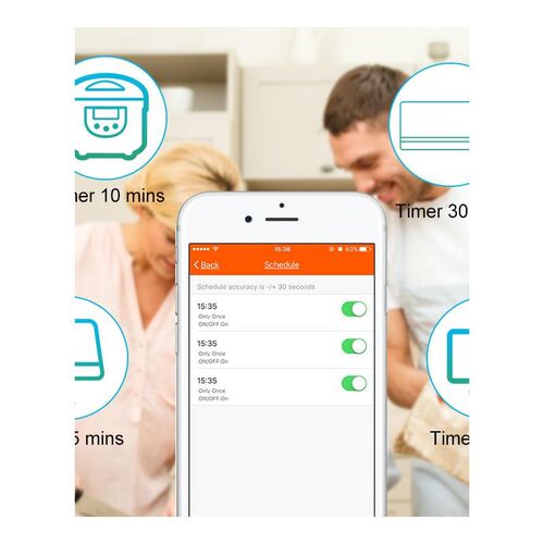 WiFi Smart Power Strip Socket Voice Control Multi- Timer Swi