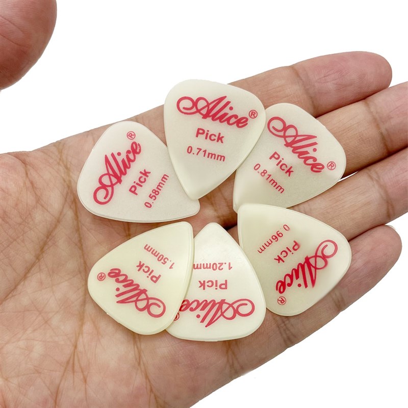 推荐Alice Luminous Guitar Picks Fluorescent Acoustic Electri