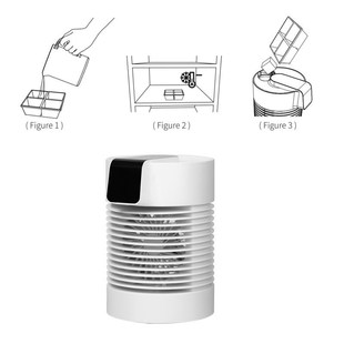 桌用小风扇 冷风机水冷风扇家用喷雾风扇加湿器360°可摇头便W携式