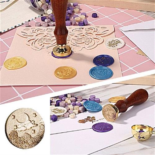 推荐3D Embossed Sealing Wax Printhead Brass 25-30mm Wax Grai