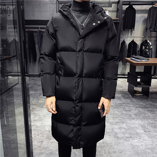 外套羽绒棉服加绒加厚潮流冬装 2021新款 冬季 羽绒服男士 保暖 中长款