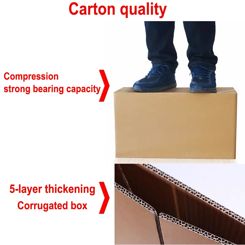 推荐Corrugated box packing box Moving carton cardboard stora 包装 纸箱 原图主图