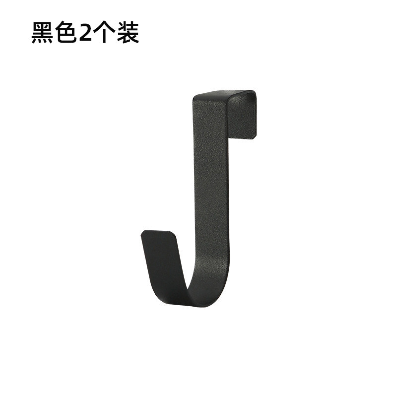小众高货不锈钢衣柜柜门挂钩免打孔厨房门後门背式挂钩宿舍衣钩整
