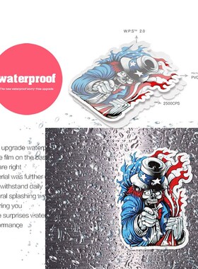 50Pcs Cute The Umbrella Academy Style Luggage Stickers for