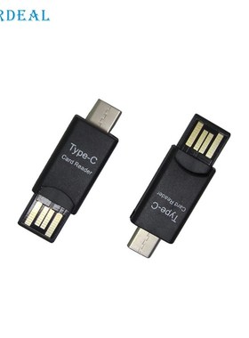 Ecosin2 USB 2.0 Type C Host OTG Adapter Micro SD Card Reade