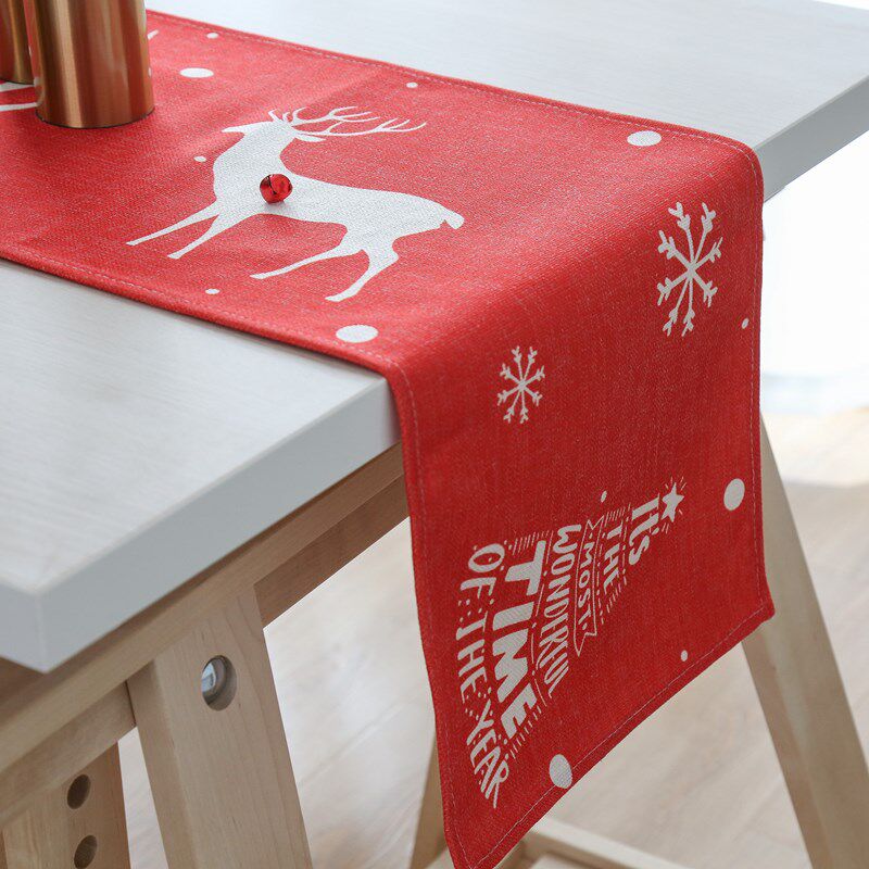 New Year ins table runner Christmas Decoration Table Runners