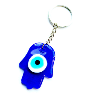 Hamsa Hand Keyring 新品 Pendant Blue Turkish Eye Keychain For