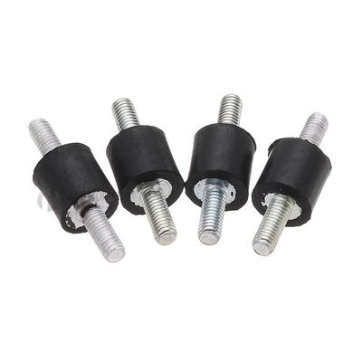 网红4pcs M3 8x8mm Rubber Mounts Double Ends Screw Anti Vibra