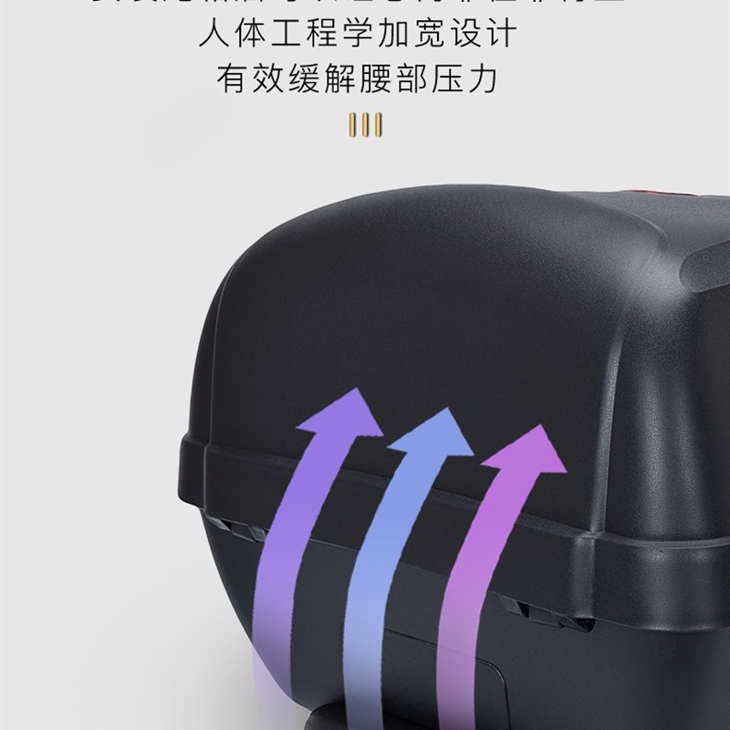 工厂销摩托车后备箱大容量电动车B尾箱踏板车后储物大号电瓶车踏