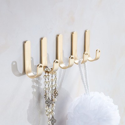 s Wall Hook for bathroom Coat Clothes Hooks Gold Hook  Kitch