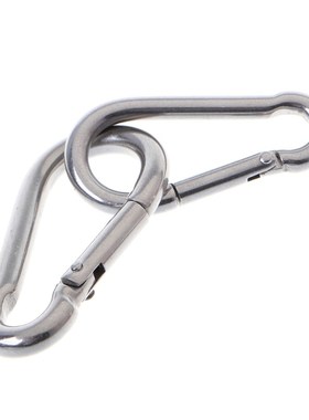 1 Pc 304 Stainless Steel Spring Carabiner Snap Hook Keychain