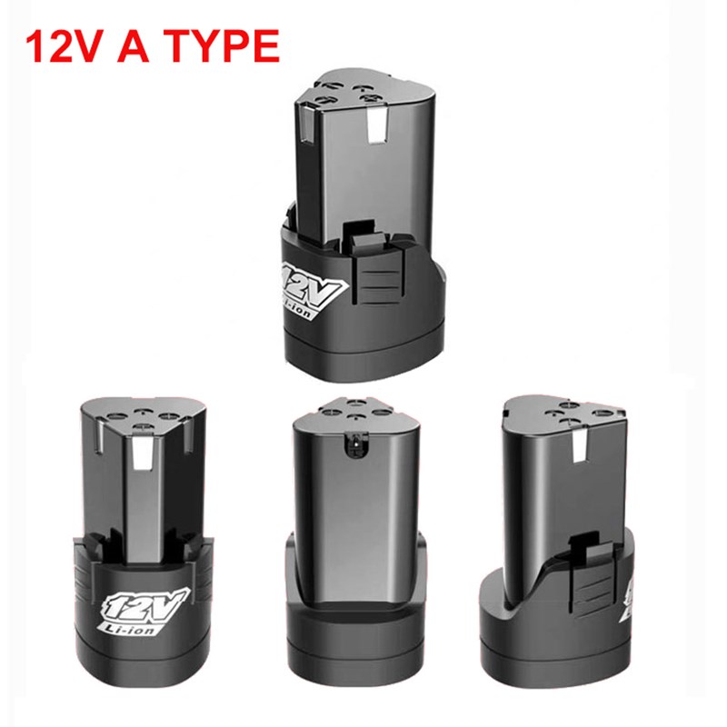 12V 18650 electric screwdriver battery rechargeable lithium