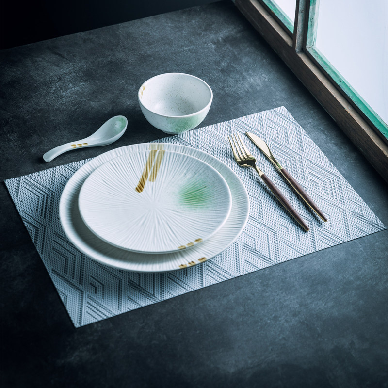 速发波浪纹餐垫防水防油西餐垫日式防烫餐桌垫PVC小块隔热垫碗垫,餐饮具,餐垫,淘宝优惠券,粉丝福利购,淘宝优惠卷