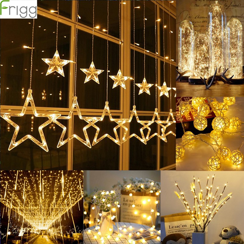 极速Frigg LED Light String Home Decoration Light Wire Garlan