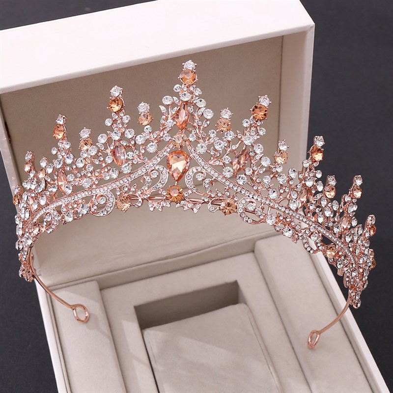 推荐Bridal Tiaras Crown Diadem Brides Wedding Hair Accessori