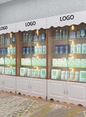 吧台红酒立式柜展示柜商用收纳灯带玻璃门奖杯柜子店铺柜小型落地