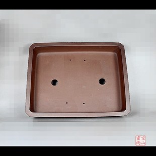 精品直销 全手工仿古长方形盆景松柏绿植花卉古典 宜兴紫砂花盆