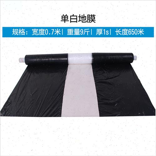 速发农用黑白相间地膜双白单白地膜银黑双色反光膜大棚膜塑料薄膜