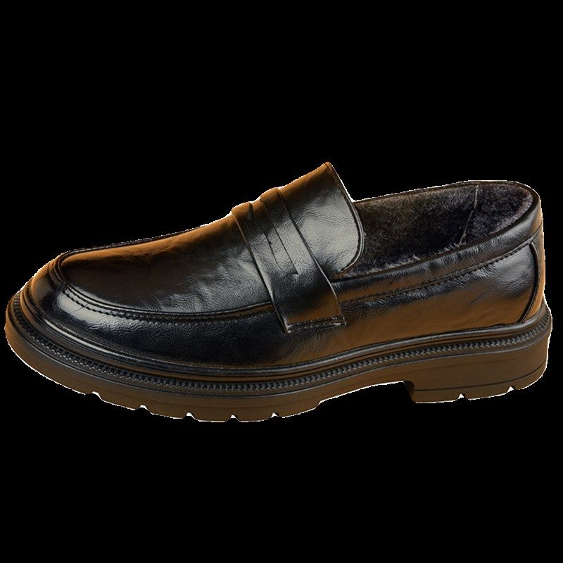 一脚蹬男鞋冬季加绒保暖棉鞋韩版青年英伦豆豆懒人休闲二棉皮鞋男,流行男鞋,休闲皮鞋,淘宝优惠券,粉丝福利购,淘宝优惠卷