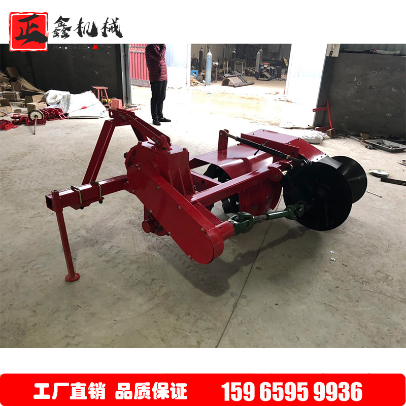 四轮拖拉机带水稻田筑埂机 水旱两用侧边式打梗机 田埂起埂机