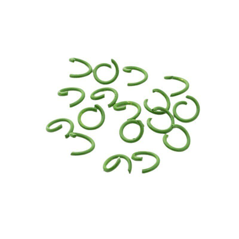 创意拼豆DIY饰品配件 r彩色单圈烤漆开口圈C圈连接圈手工材料