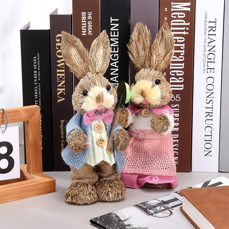 2PCS 23/35CMrSt aw qBunny Easter DecoC Simulation rute Rabbi