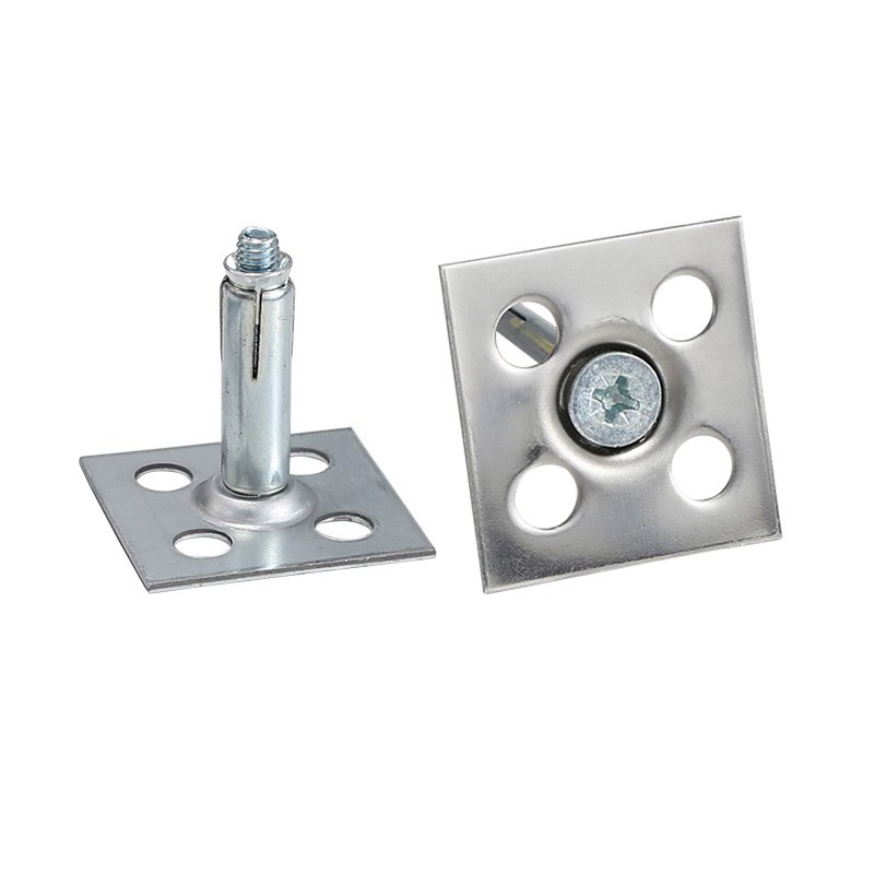 干挂瓷砖配件固定件扣件新型点挂铁片大理石岩板石材背景墙干挂件