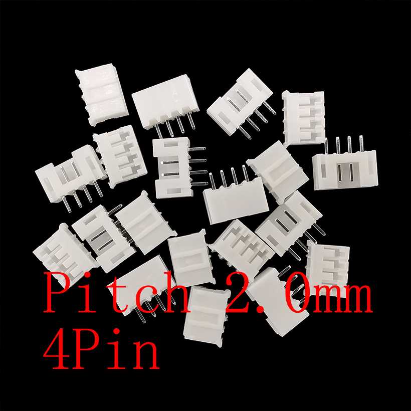 速发50Pcs/lot JST PH 2.0mm Ptch 2P 3P 4P5Pn Male Plug&