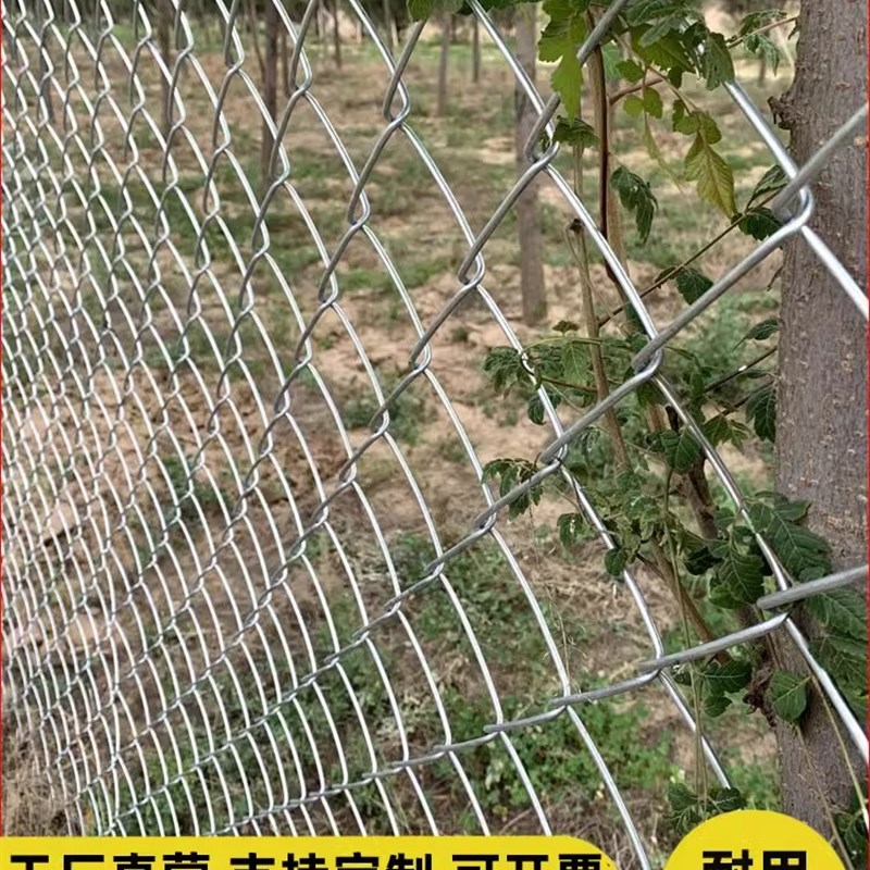镀锌铁丝网围栏防护网勾花网钢丝网养殖羊牛猪栏网果园栅栏护栏网