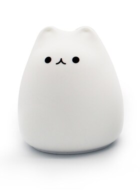 LED Night Lamp Touch Sensor Cat Silicone Animal Light  Color