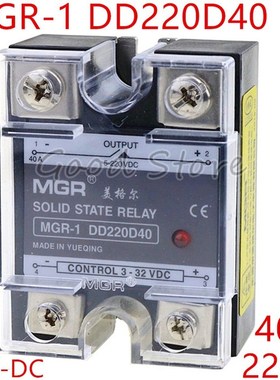 1PCS SSR 40A MGR-1 DD220D40 Load voltage 5-220V DC Control D