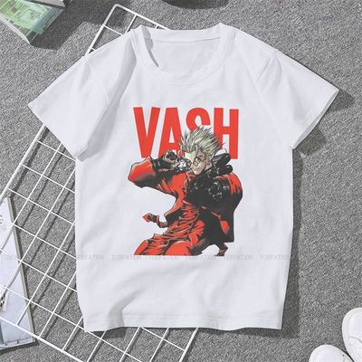 推荐Cool Women TShirt Trigun Vash the Stampede Meryl Stryfe