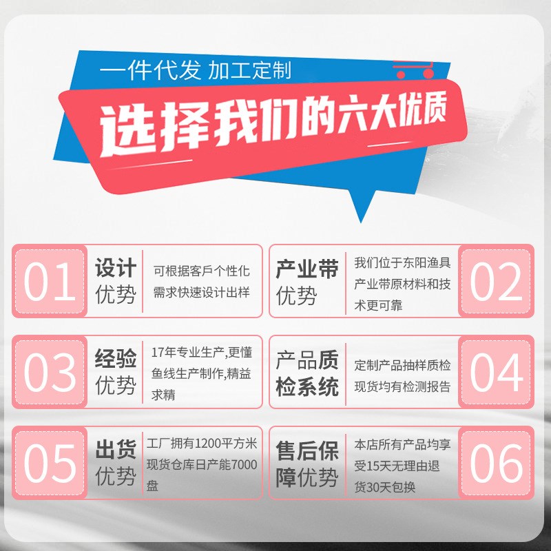 12编300米/500米pe线鱼线超顺滑强拉力路亚雷强线织网线