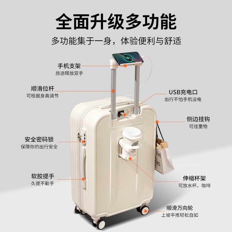 行李箱女新款小型20寸拉杆箱男学生24寸结实耐用密码旅行登机箱子,箱包皮具/热销女包/男包,旅行箱,淘宝优惠券,粉丝福利购,淘宝优惠卷