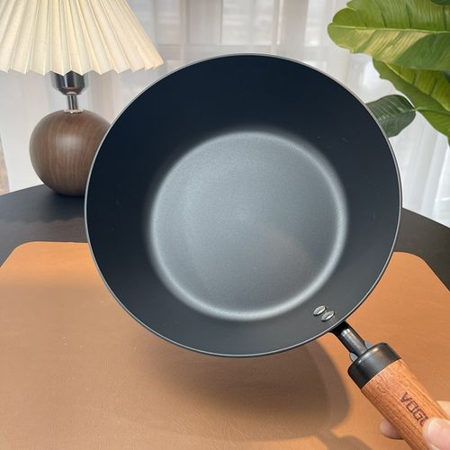 平底煎锅家用加深一人食小炒锅无涂层煎蛋牛排燃气电磁炉宝宝辅食