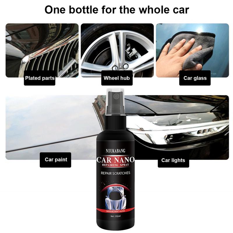 速发Car Scratch Repair Spray Anti Scratch Polish Nano Coatin 汽车用品/电子/清洗/改装 汽车杀菌/消毒剂 原图主图