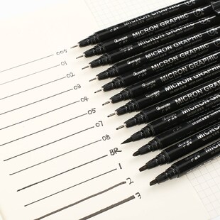 12 Pcs Fineliner Pens Waterproof Archival Ink Art Markers D
