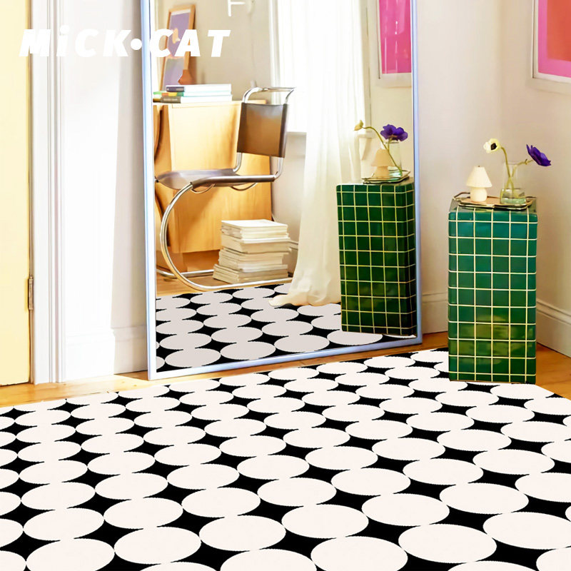 简约奶油风入户门地垫免洗可擦进门地毯门垫可裁剪皮革防水厨房垫,居家布艺,入户地垫,淘宝优惠券,粉丝福利购,淘宝优惠卷