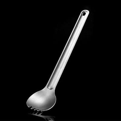 推荐New Arrive 1Pc Titanium Spoon Long Handle Spoon Outdoor