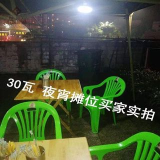 速发新款超亮透明罩12v伏led灯泡48v60v摆摊夜市地摊三防灯直流电