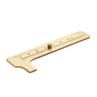 Utoolmart 1pcs High Quality Straightedge Caliper Brass Trian