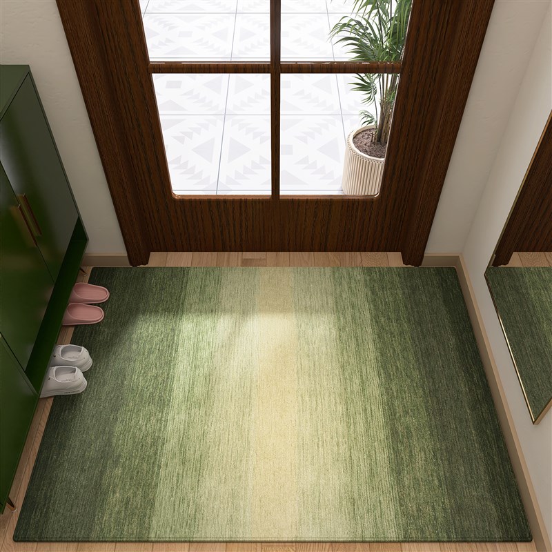 高级感轻奢复古入户门地垫进门耐脏地毯玄关大门口防滑家用踩脚垫
