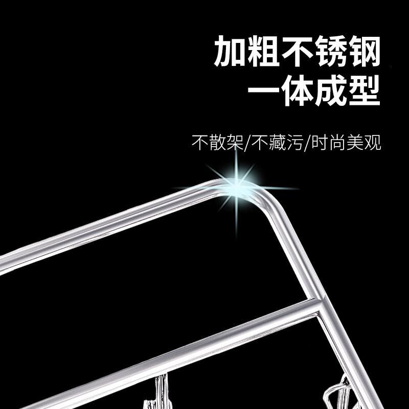 晒袜子神器不锈钢袜子架多夹子晾衣架家用挂衣钩防风挂内衣内裤夹