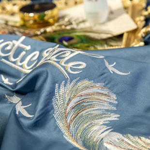 Cotton beddDinglsrt 60S feathee embroidery Egyptian uxury